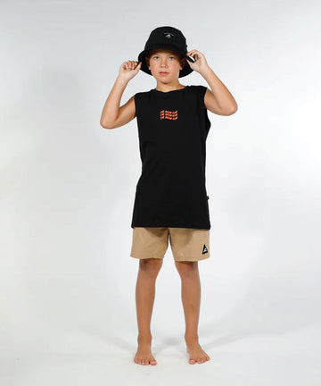 Hello Stranger The Ocean Club Muscle Tee - Black